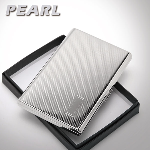 Pearl 담배케이스 circle-sly Silver Initial 75X105 (일반8개/롱12개)